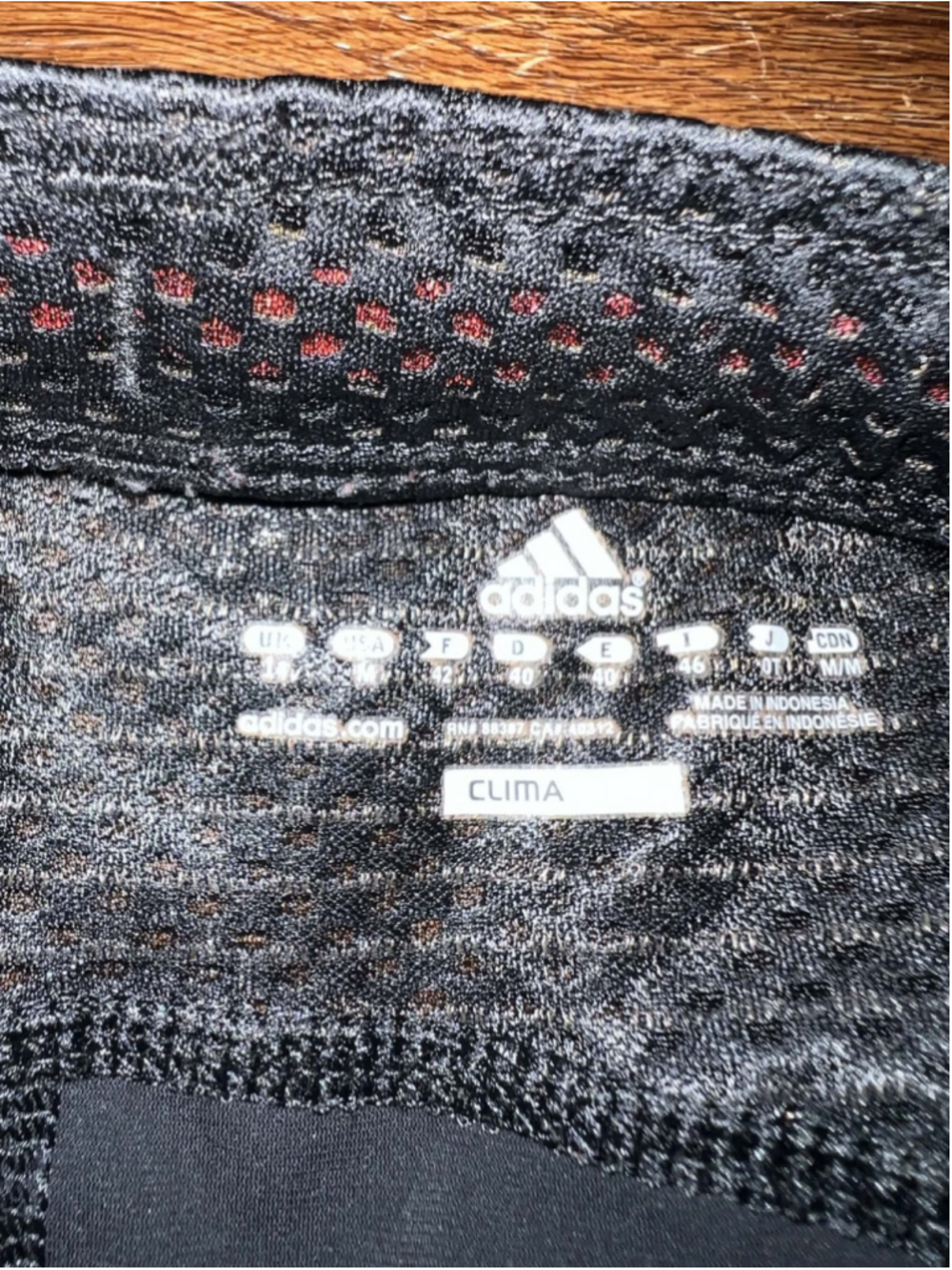 Adidas Adizero Climacool Crop Leggings Womens Size M Black Pink Athletic - Picture 3 of 4